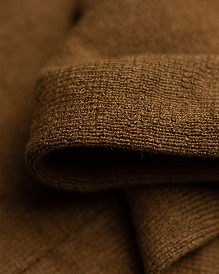 Max 3 Summer Linen Jacket in Tobacco