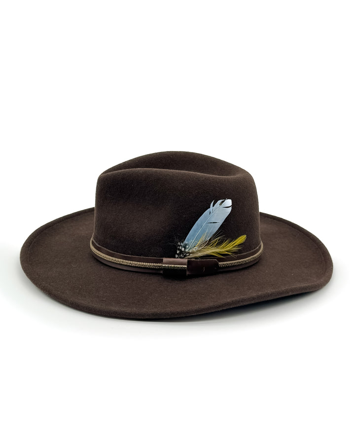 Vitafelt Crushable Brown Hat