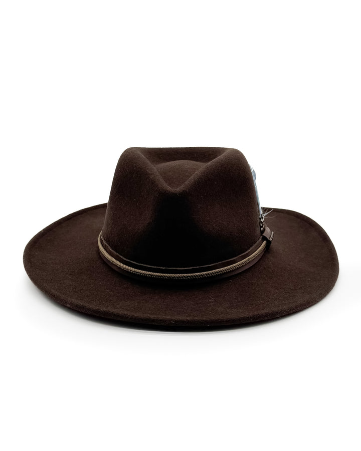 Vitafelt Crushable Brown Hat