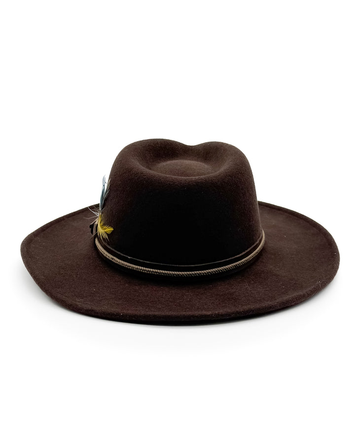 Vitafelt Crushable Brown Hat