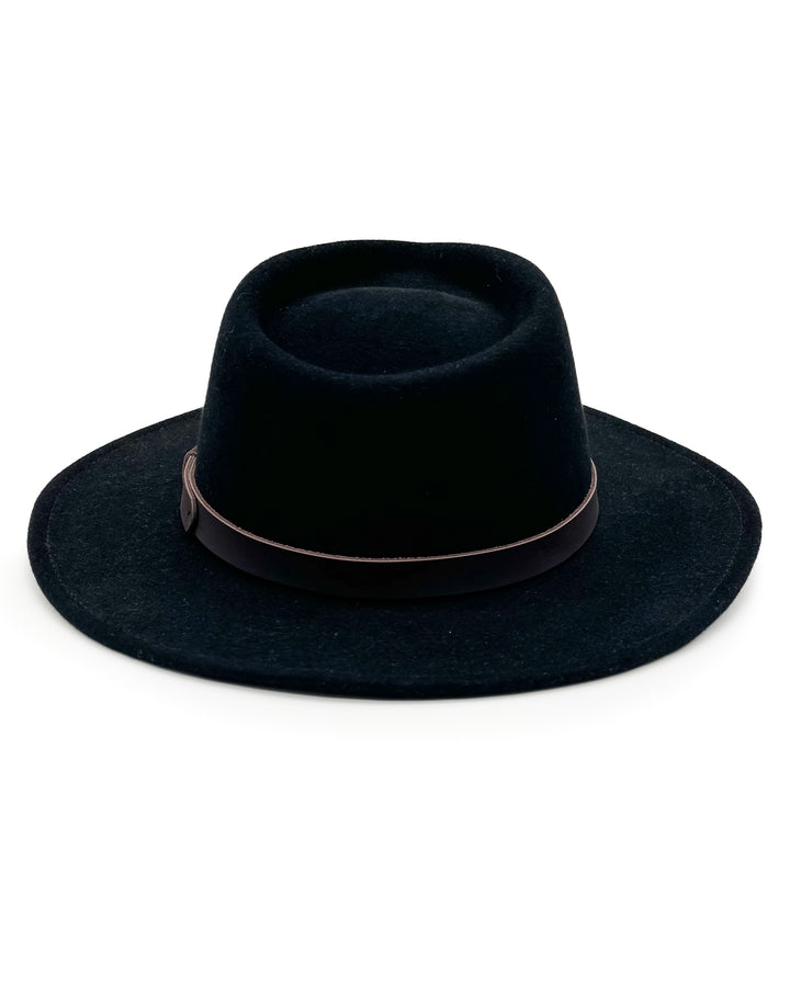 Black Wool Hat #1644