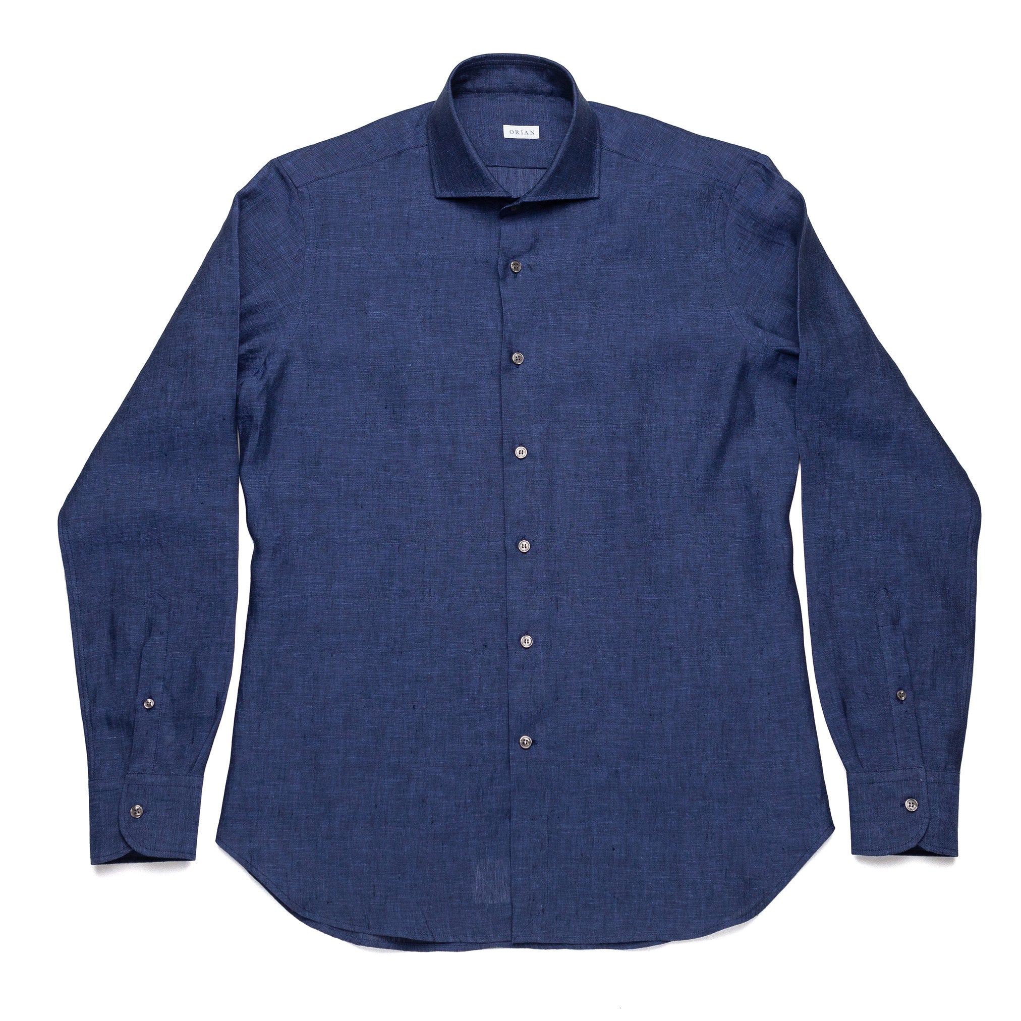 Linen Shirt in Indigo Blue