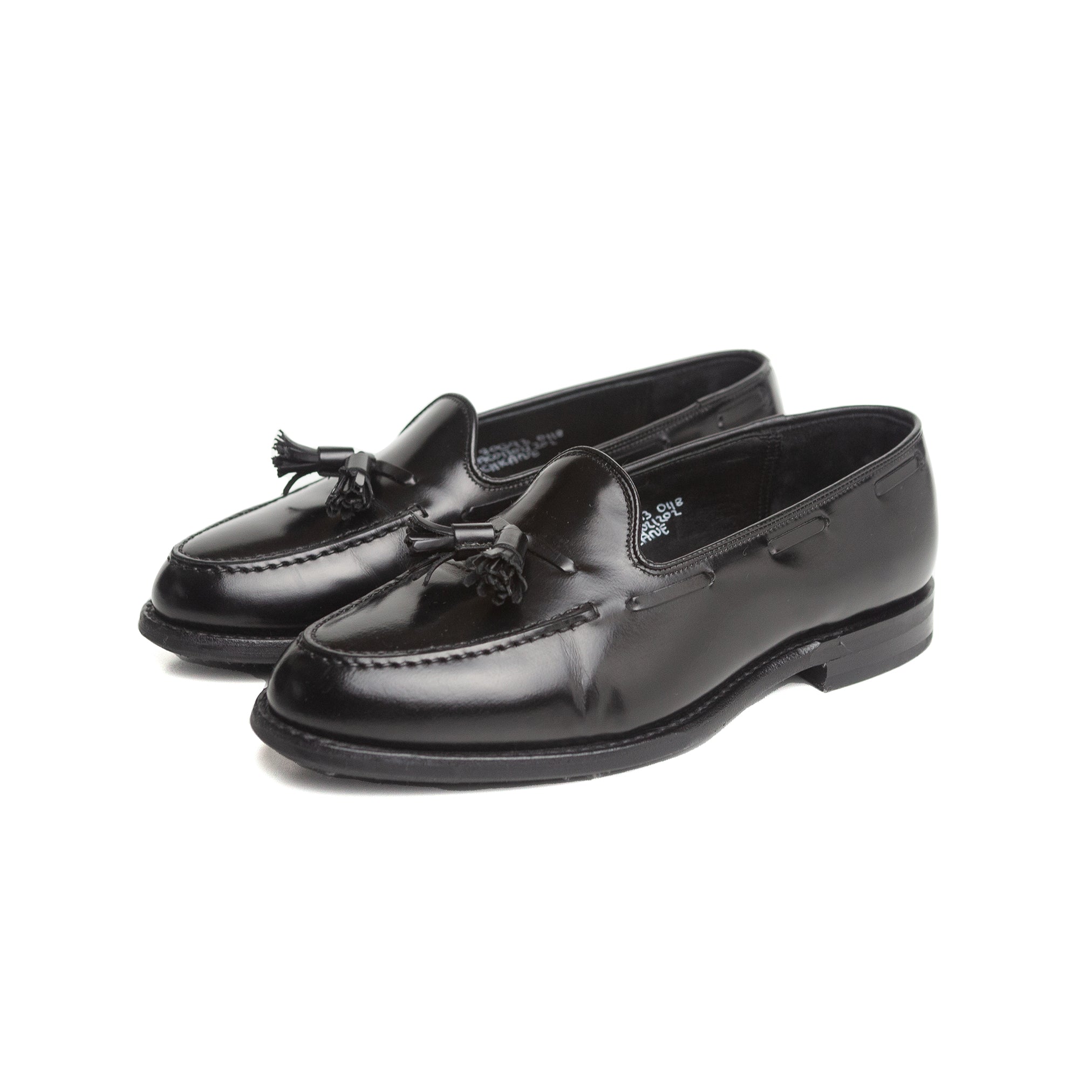 Chicane Black Leather Shoes 8 UK