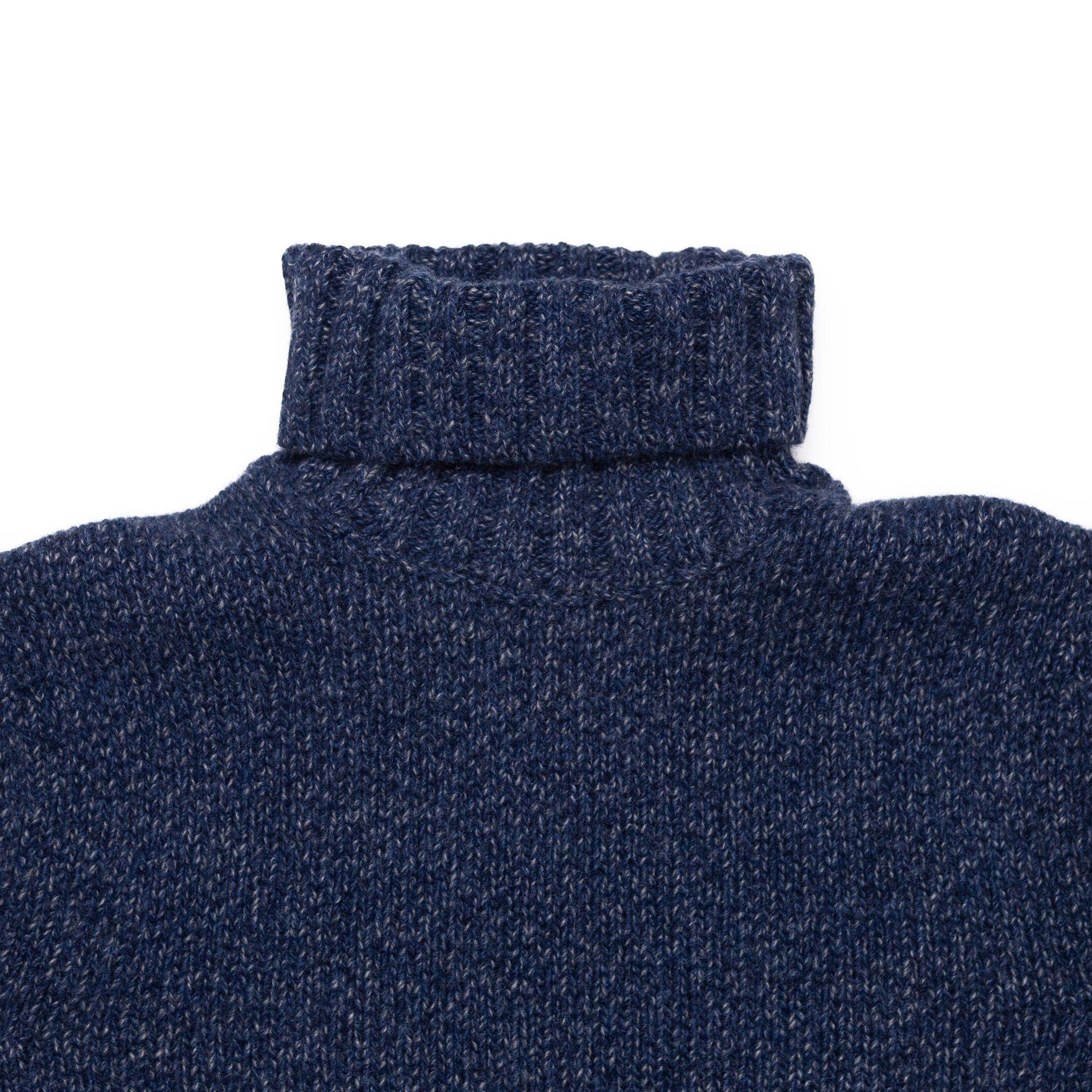 Dolcevita Sweater in Blue Melange