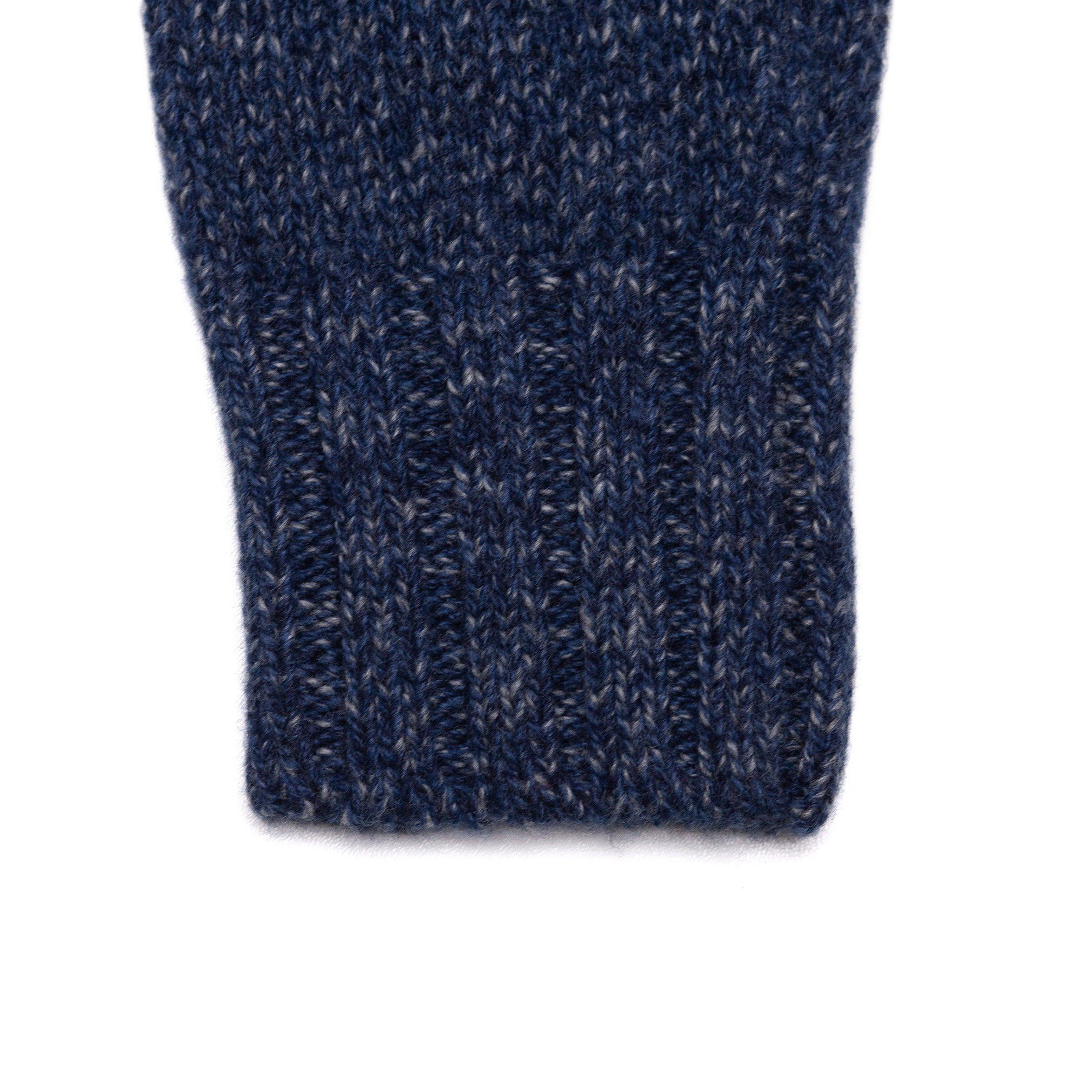 Rollneck Sweater in Blue Melange
