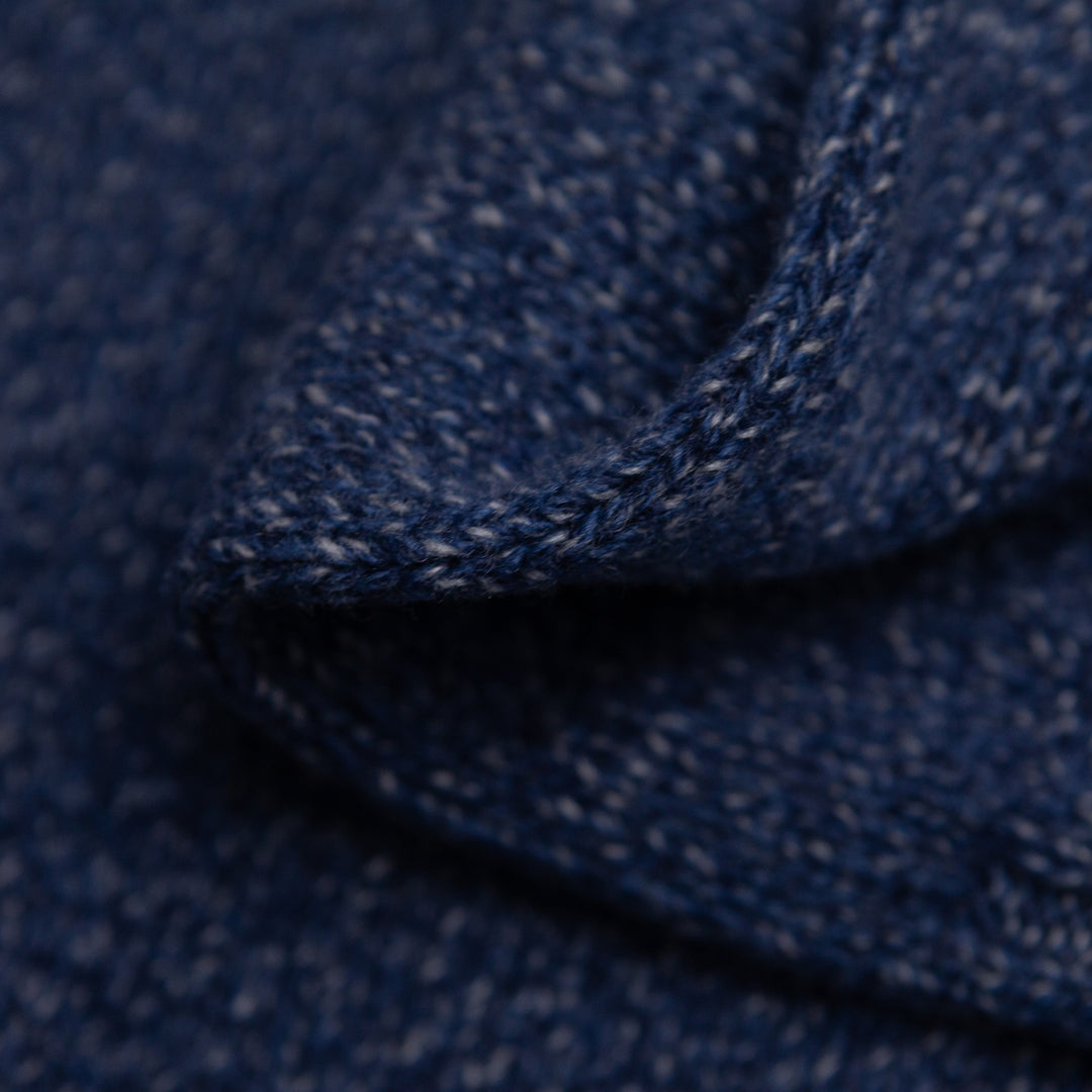 Rollneck Sweater in Blue Melange