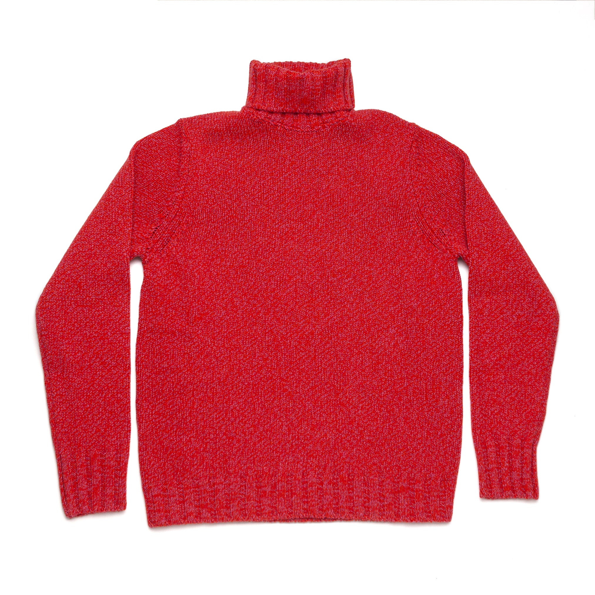 Dolcevita Sweater in Red Melange