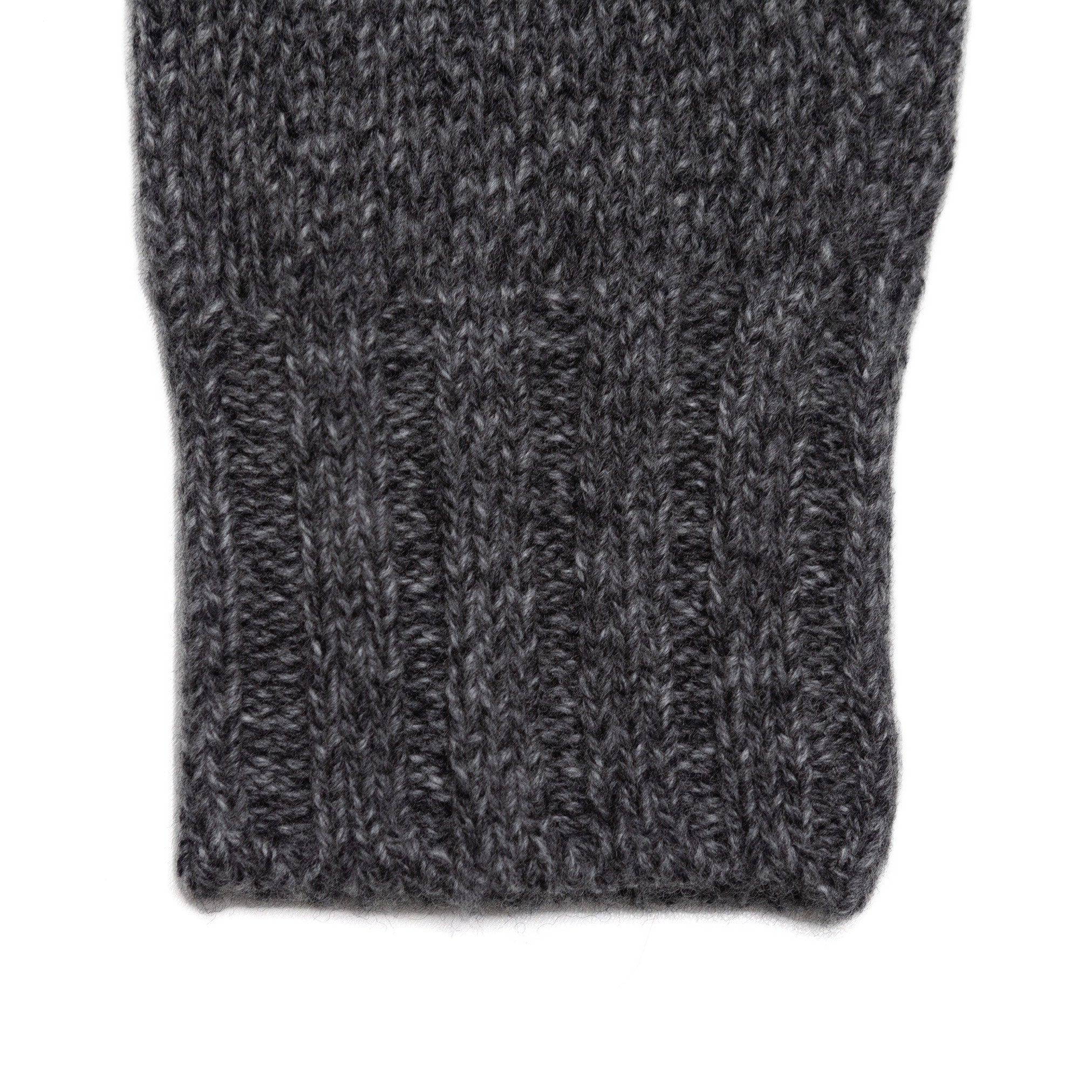 Rollneck Sweater in Charcoal Melange
