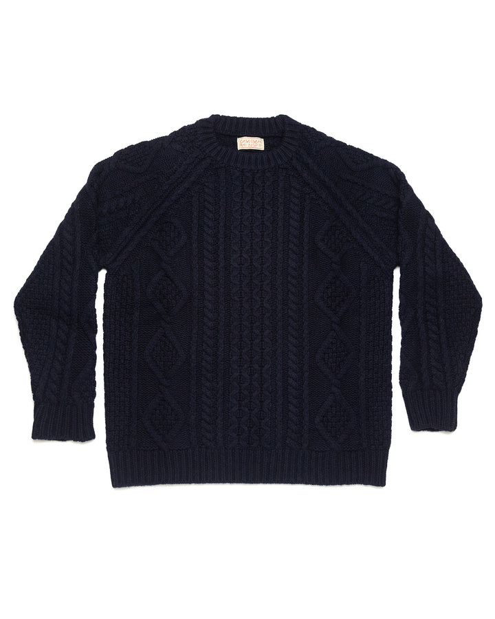 The Steve Crewneck in Navy
