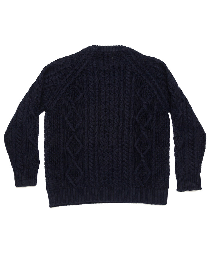 The Steve Crewneck in Navy