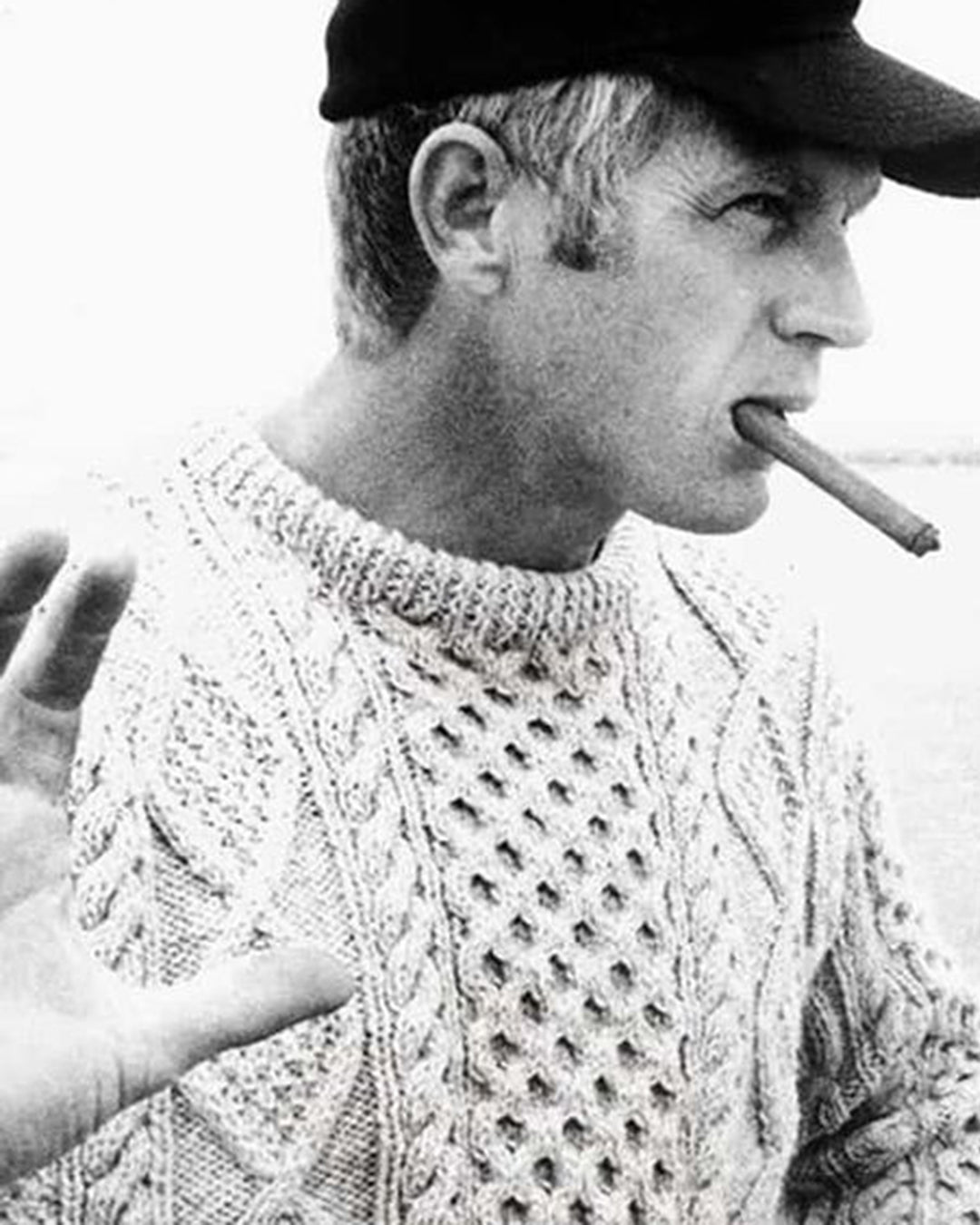 The King of Cool Sweater in Ecru