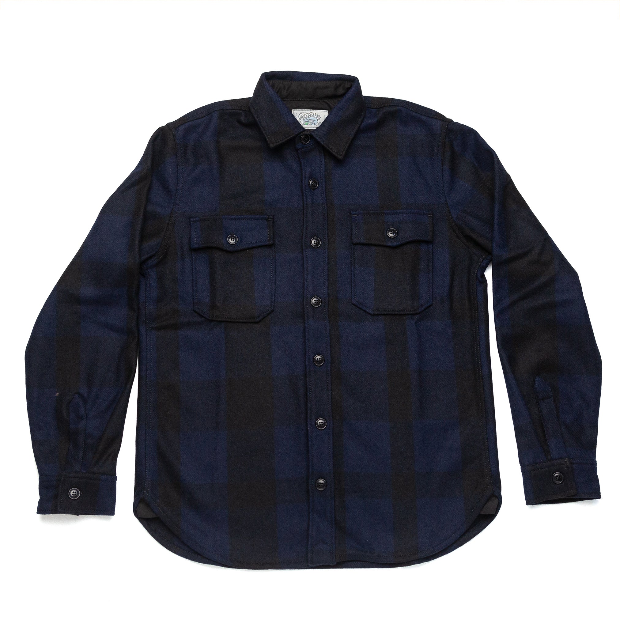 The Maine Shirt in Navy Plaid