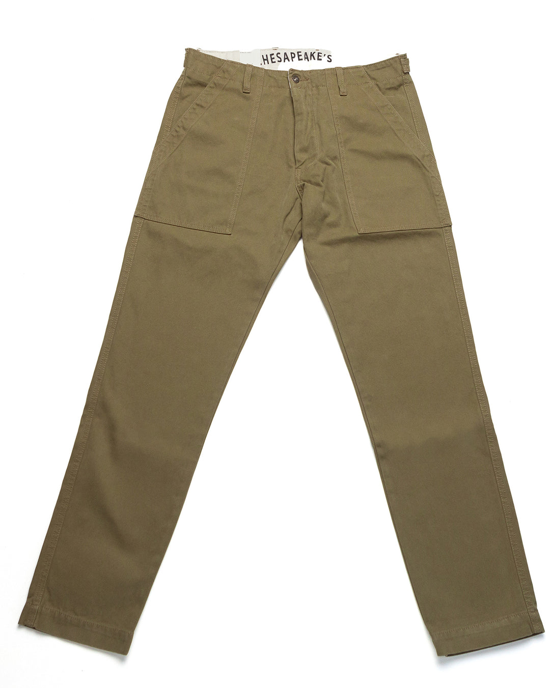 Degrasse Canvas Fatigues in Khaki Green