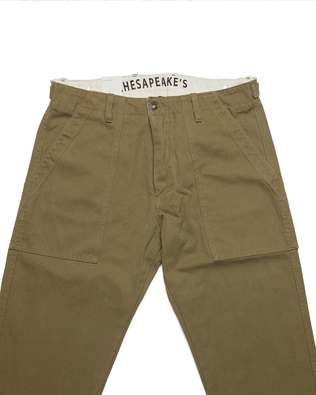 Degrasse Canvas Fatigues in Khaki Green