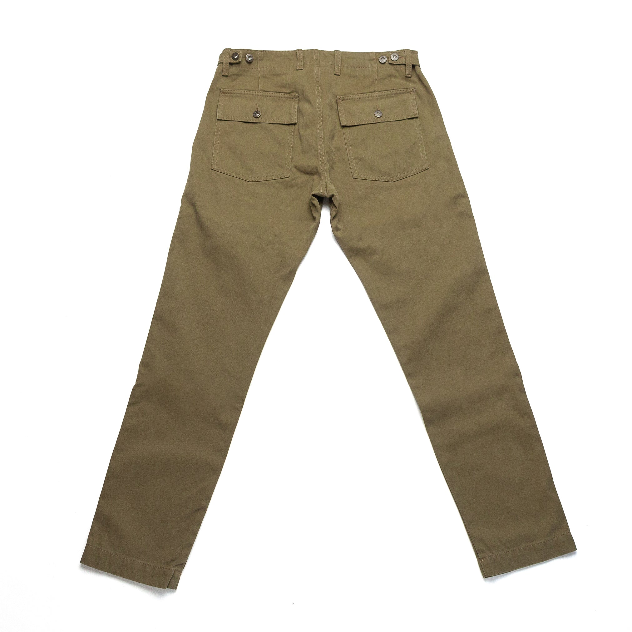 Degrasse Canvas Fatigues in Khaki Green