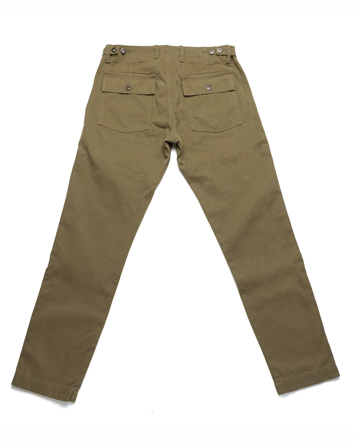 Degrasse Canvas Fatigues in Khaki Green