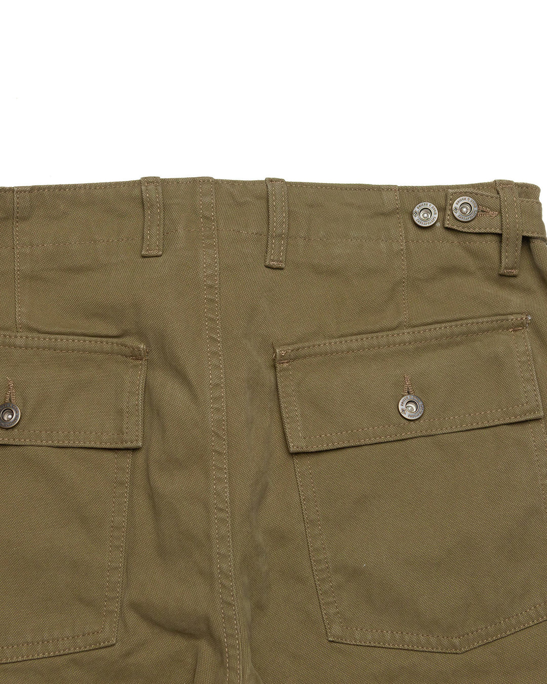 Degrasse Canvas Fatigues in Khaki Green