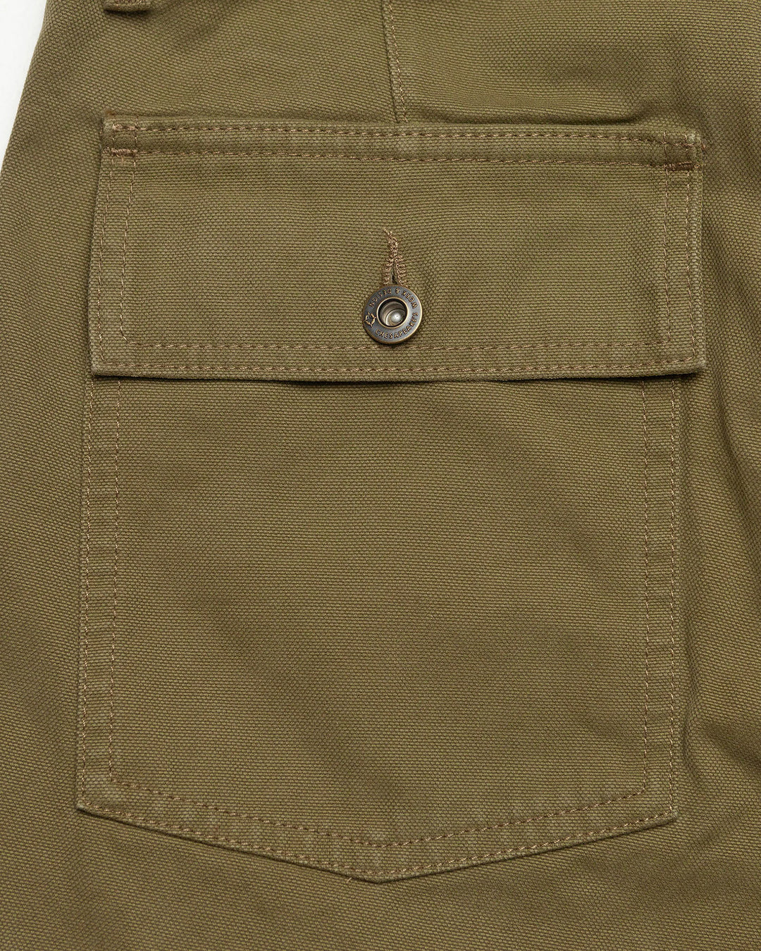 Degrasse Canvas Fatigues in Khaki Green