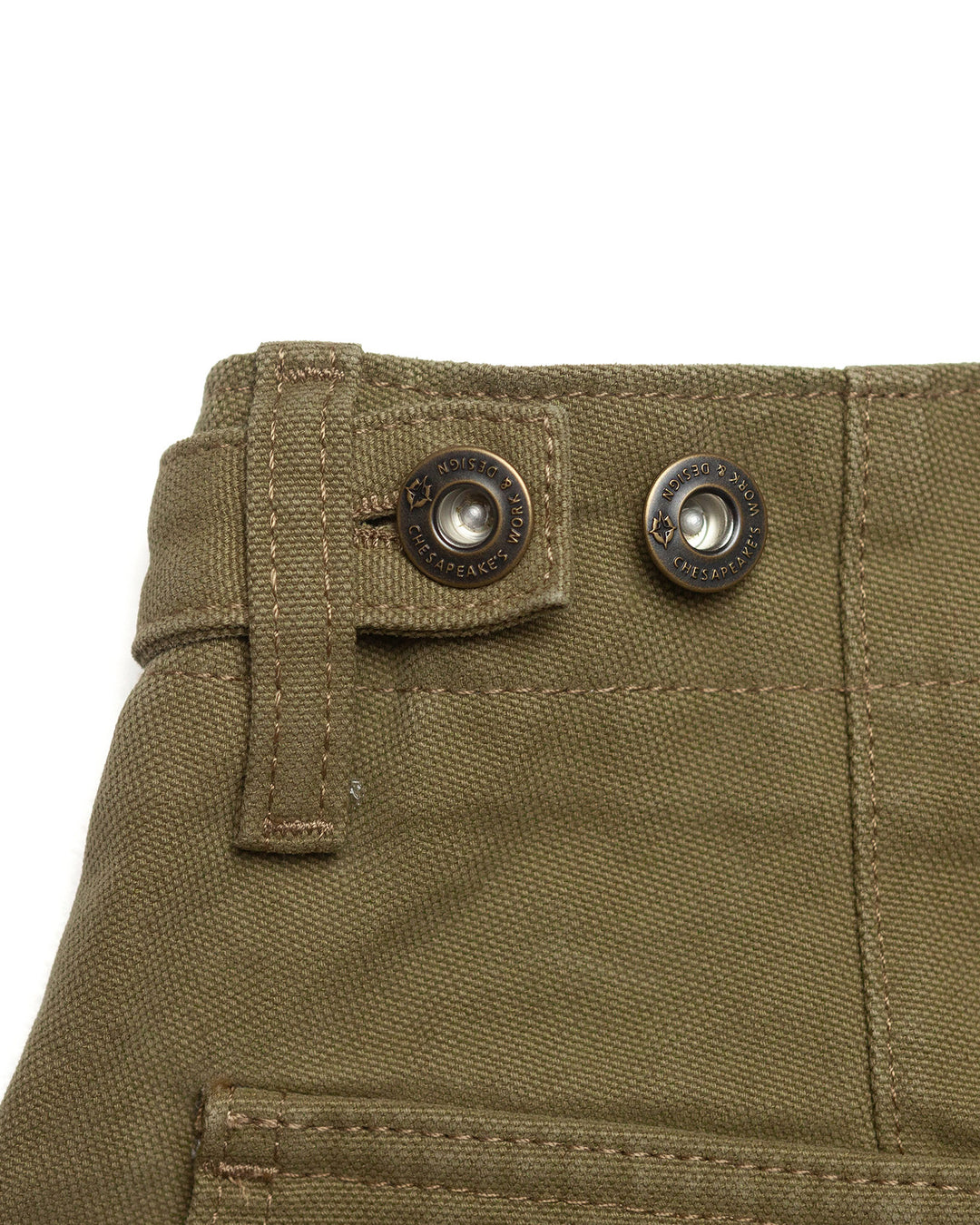 Degrasse Canvas Fatigues in Khaki Green