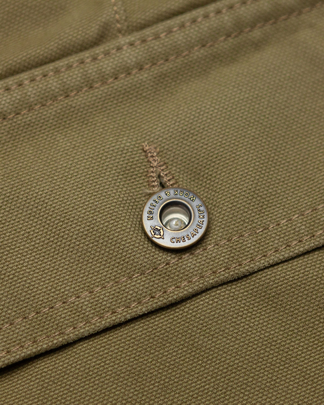 Degrasse Canvas Fatigues in Khaki Green