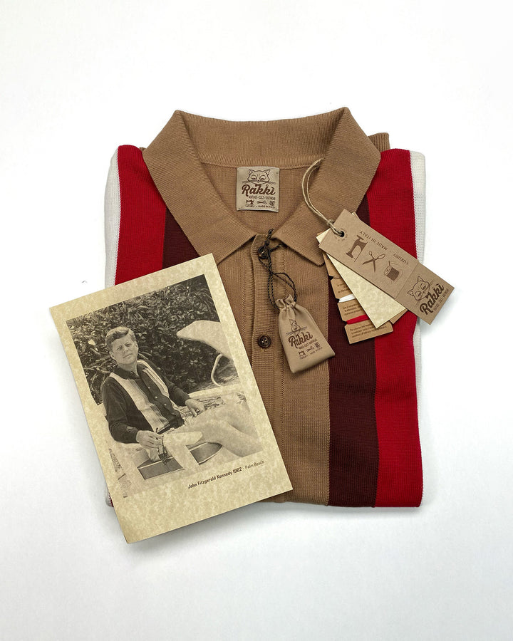 Mr President Polo Shirt in Camel