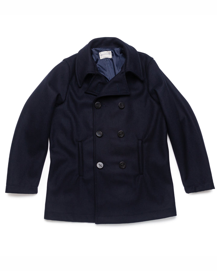 Nelson Peacoat in Navy Wool
