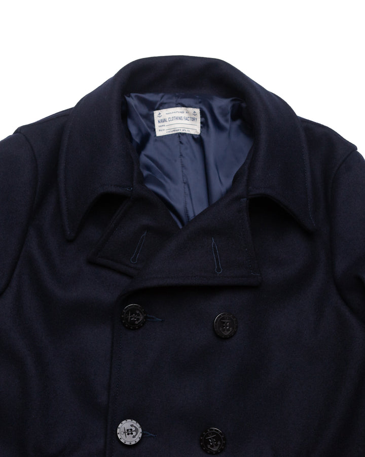 Nelson Peacoat in Navy Wool