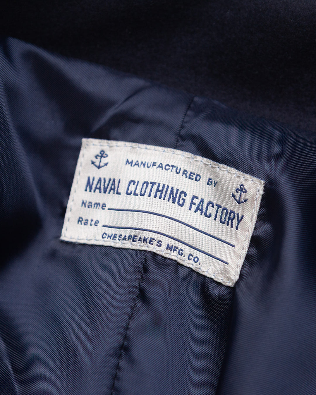 Nelson Peacoat in Navy Wool