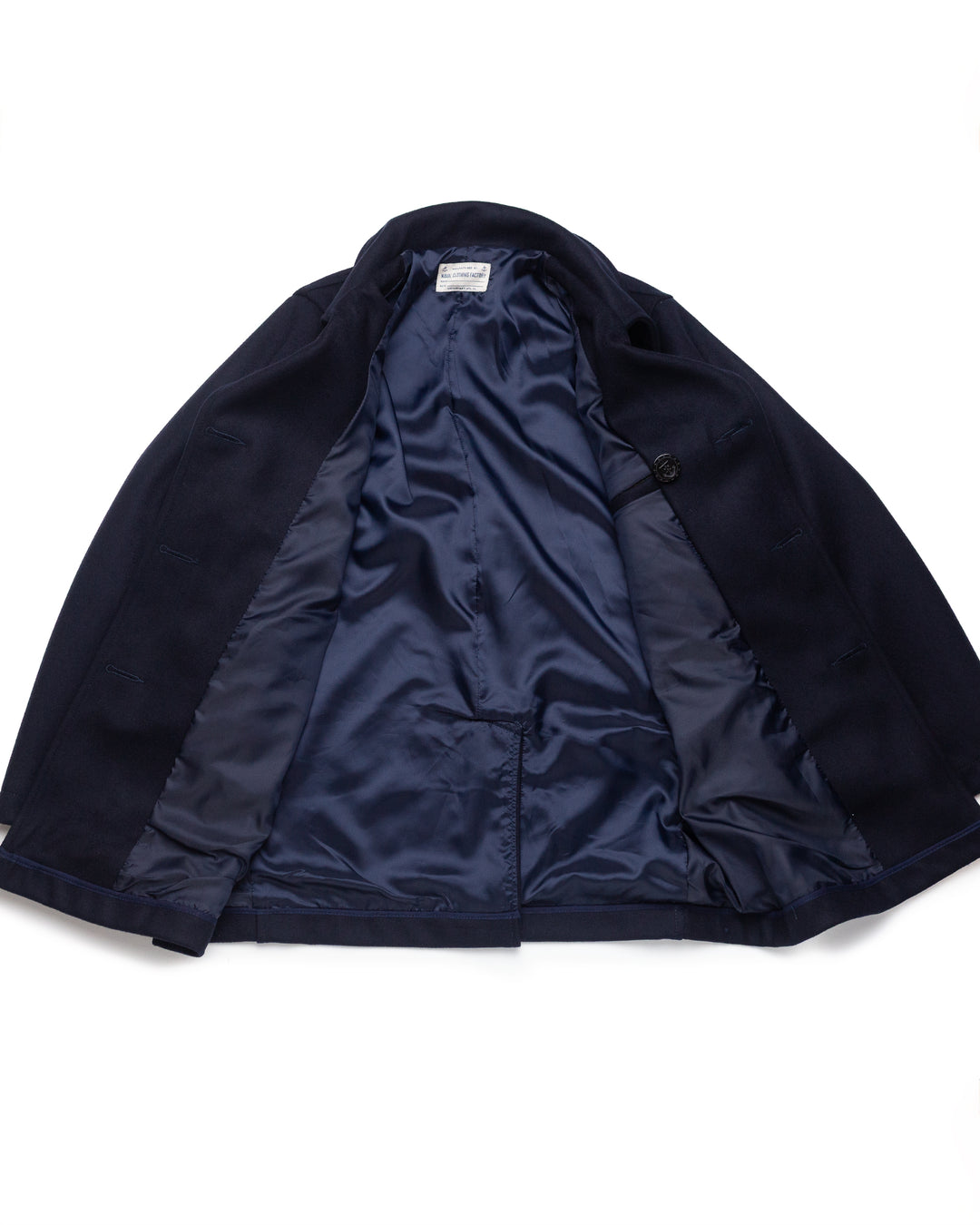 Nelson Peacoat in Navy Wool