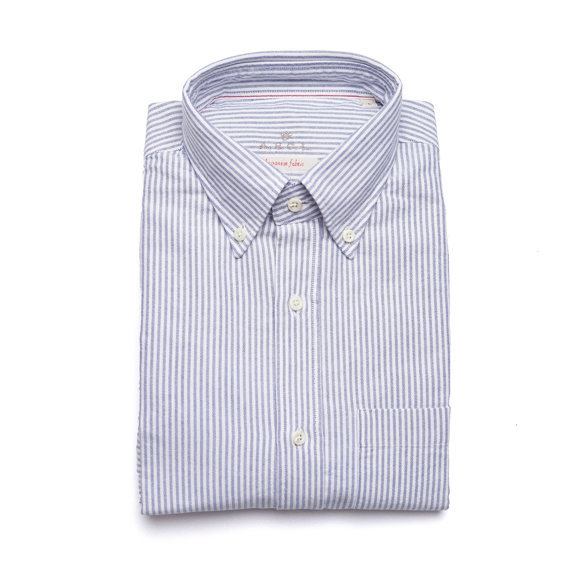 Oxford Shirt in Blue Stripe Selvedge