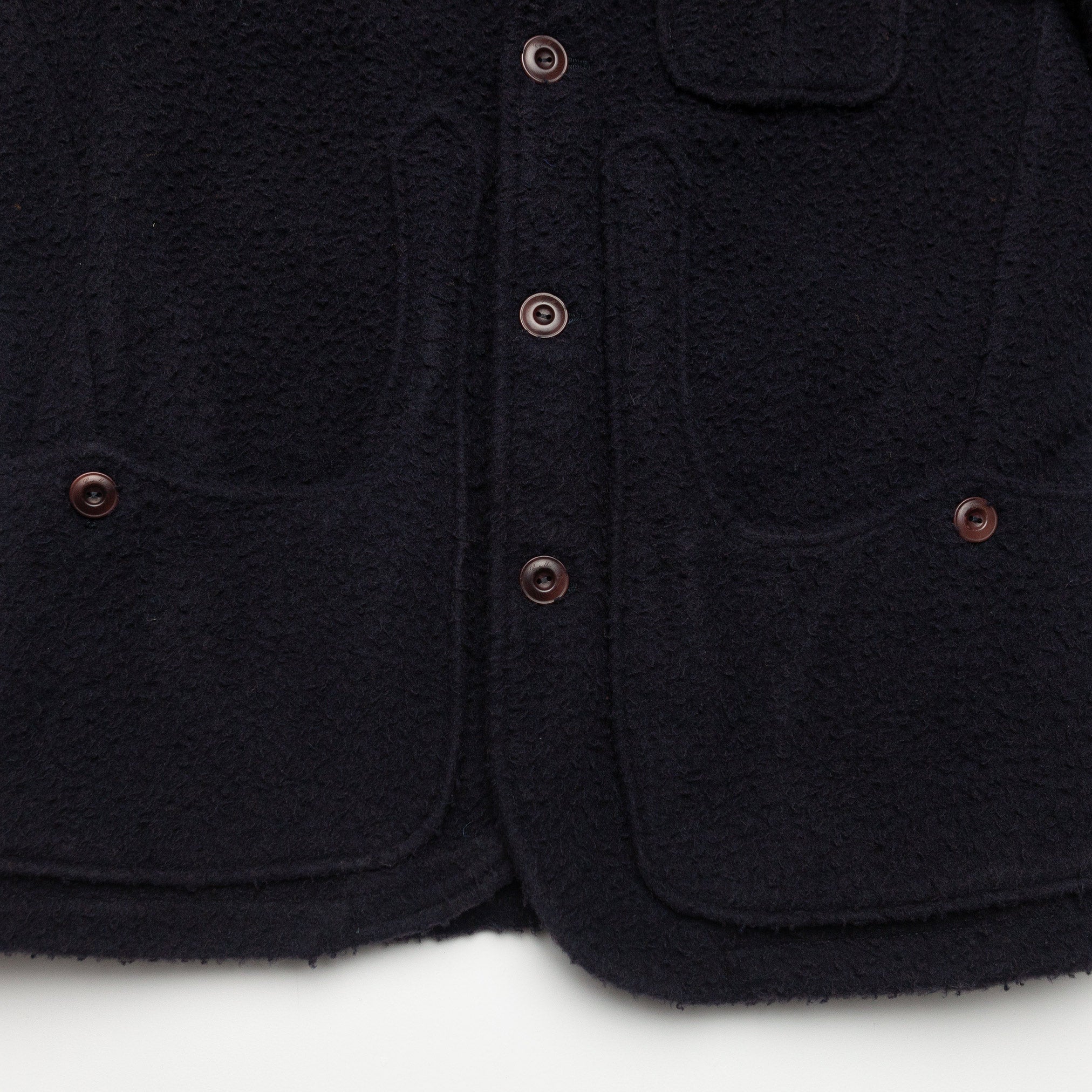 The Iconic Jacket in Navy Casentino Wool