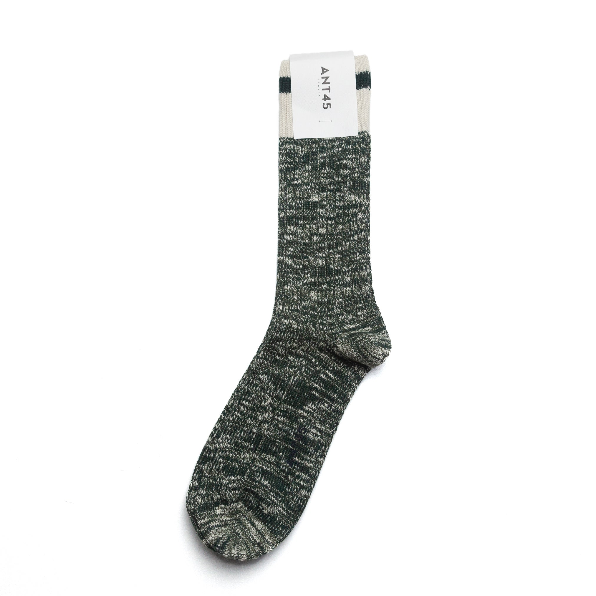 Firenze Sock in Marled Green