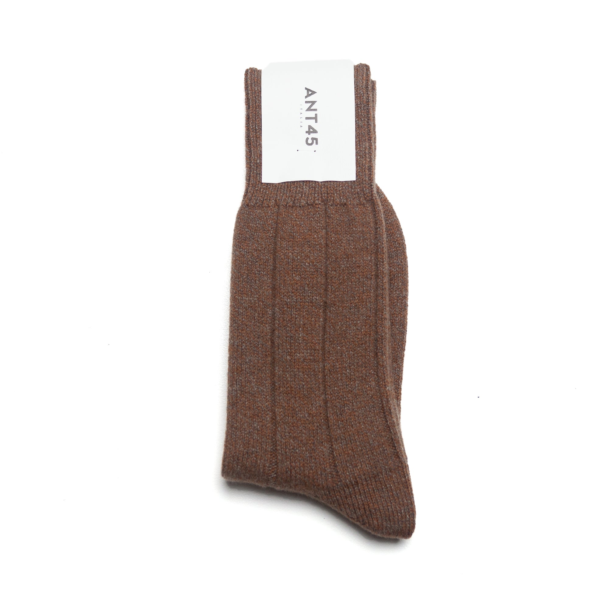Eco-Cashmere Socks in Brown