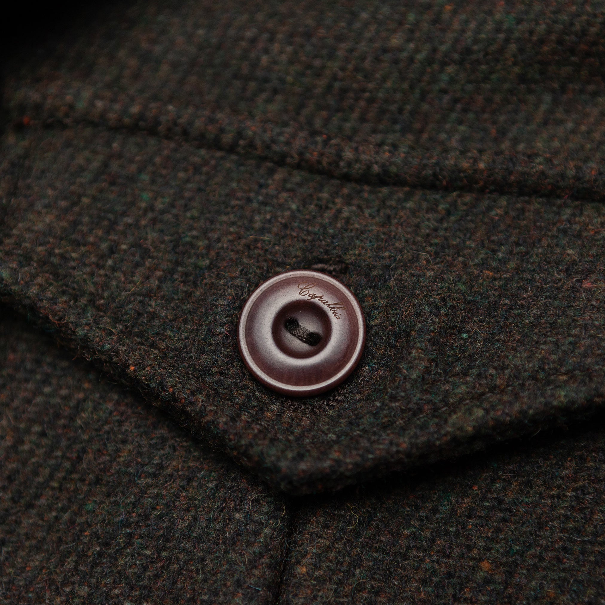 The Iconic Jacket in Green Tweed