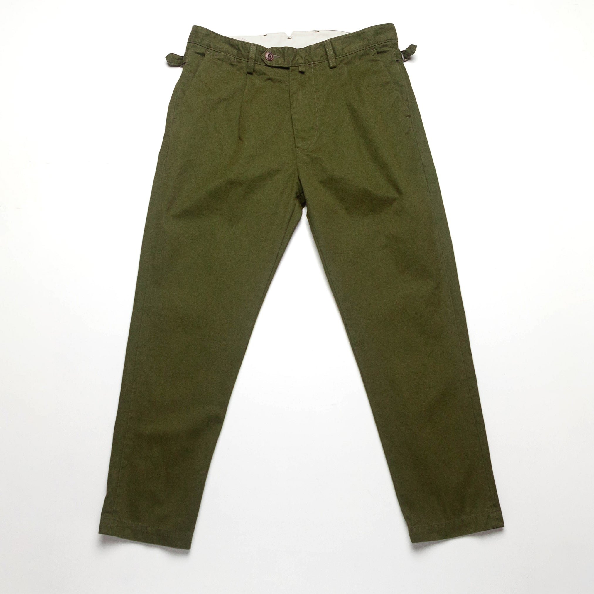Gabardine Trousers in Green