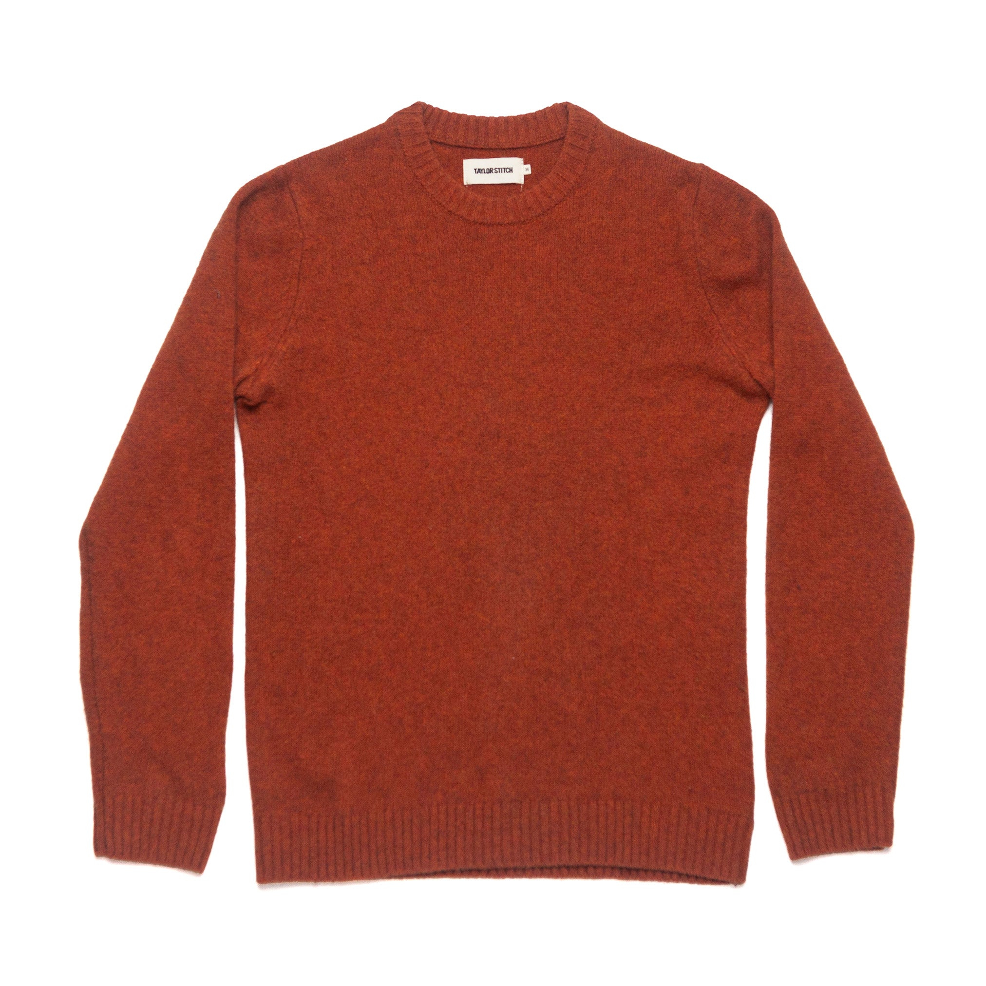 The Lodge Sweater in Rust - XS