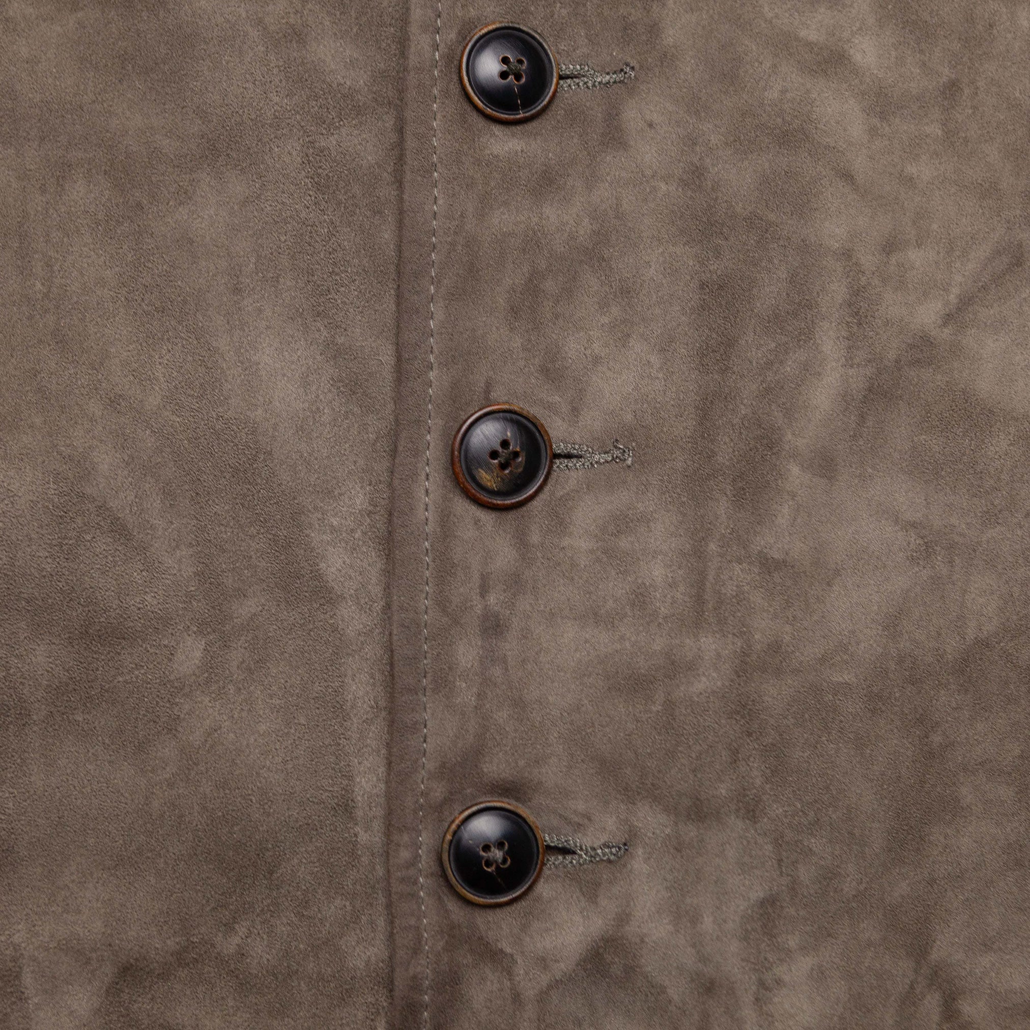 Suede Jacket in Taupe - S