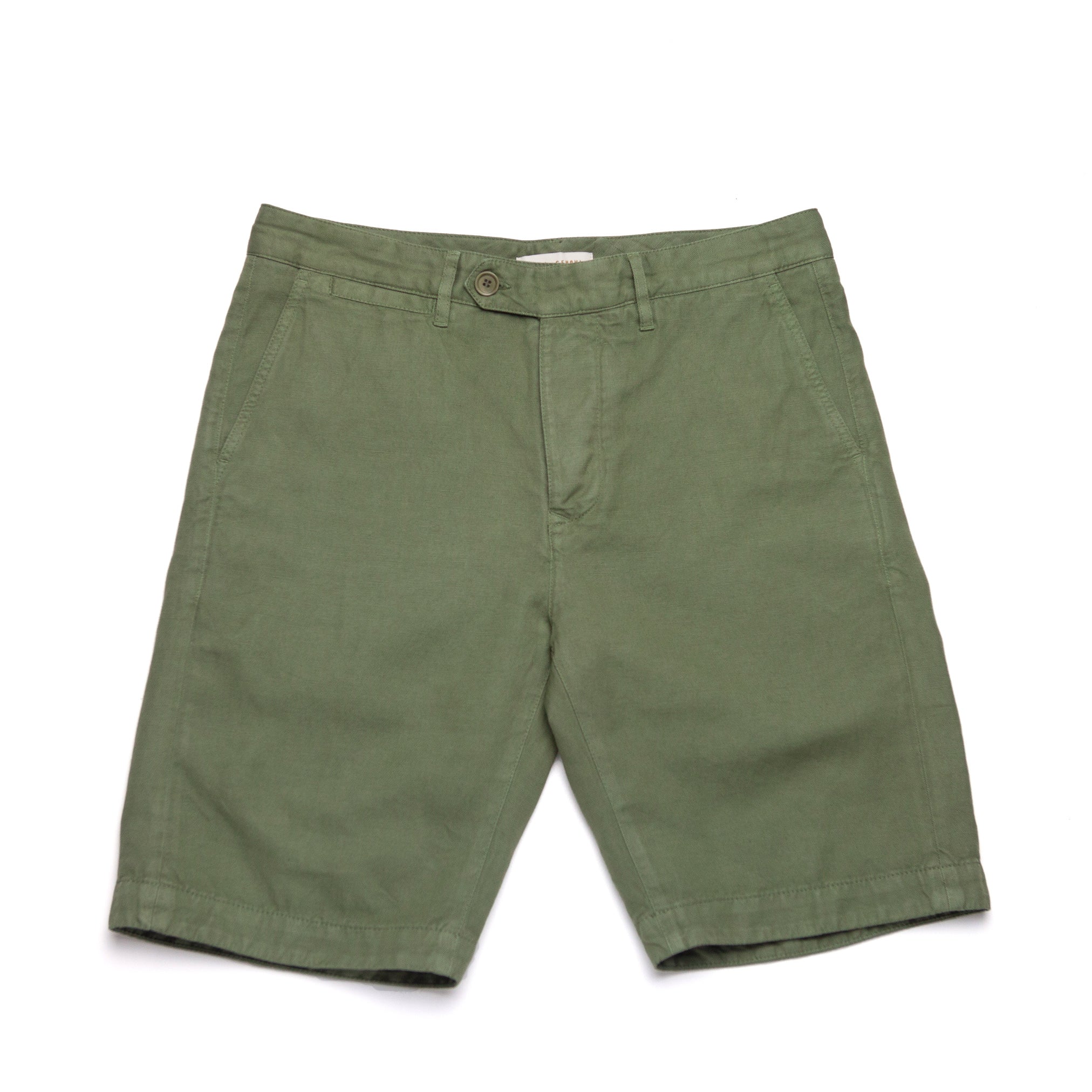 Paride Chino Shorts in Military Green