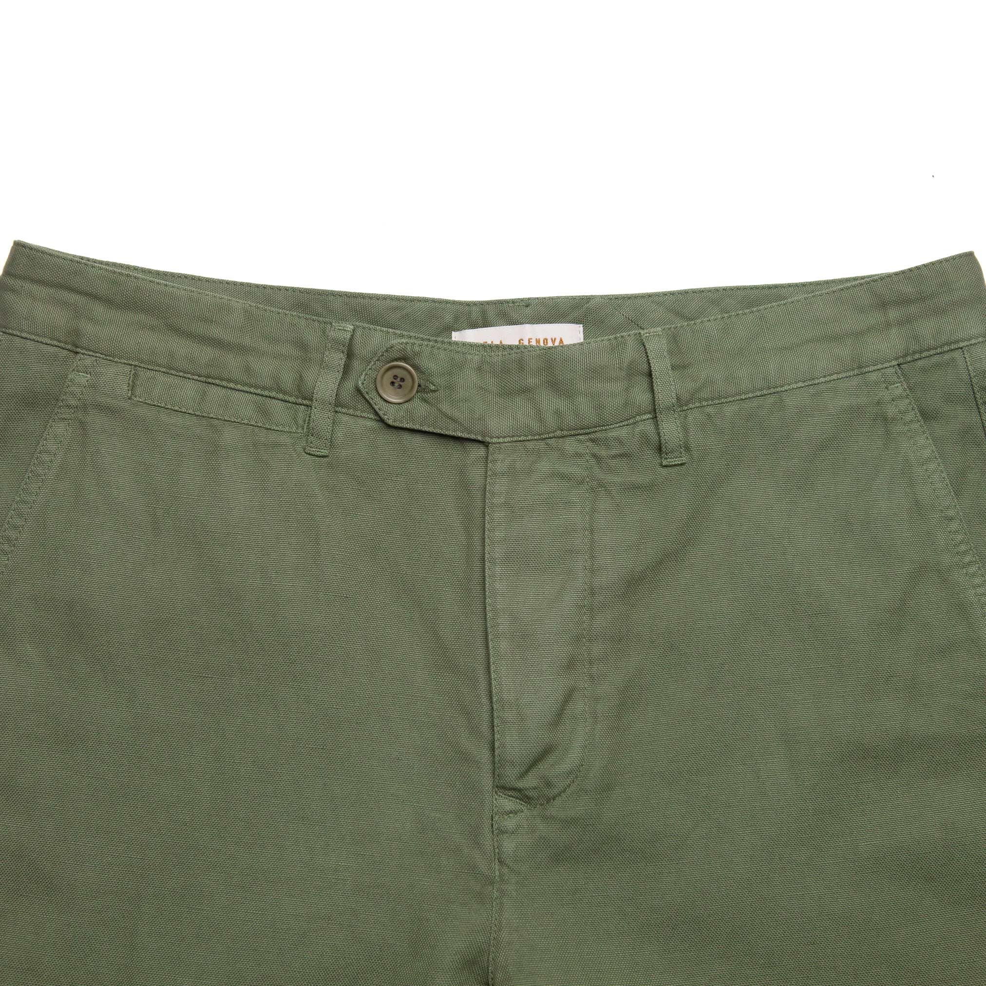 Paride Chino Shorts in Military Green