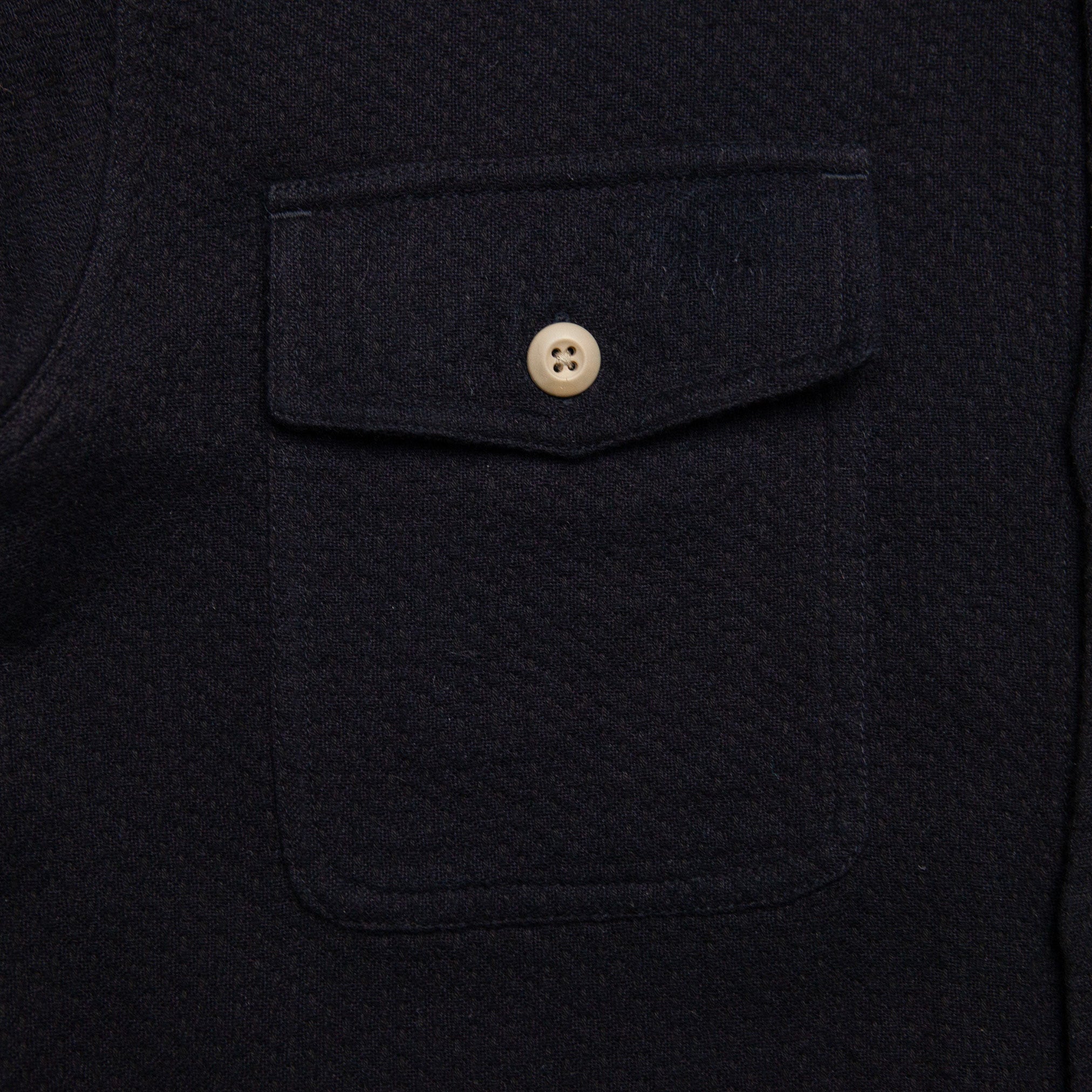 CPO Shirt in OD Black Sashiko (M)