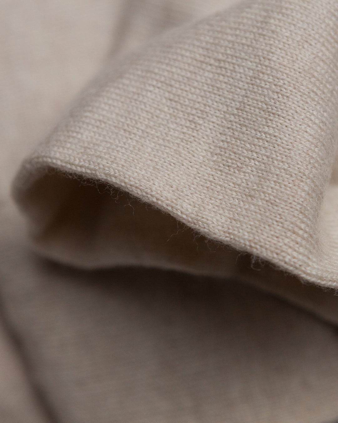 The Beauford Polo Neck in Oatmeal