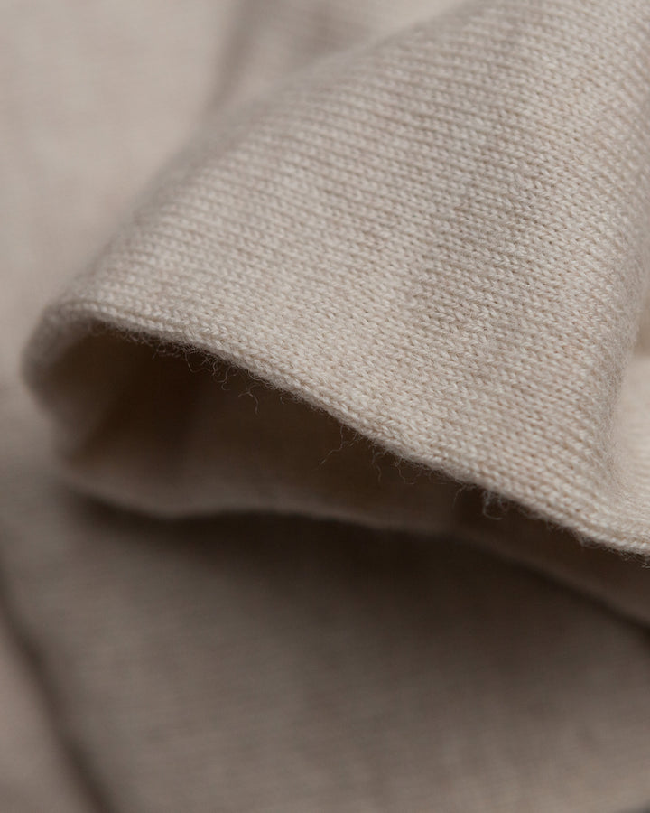 The Beauford Polo Neck in Oatmeal