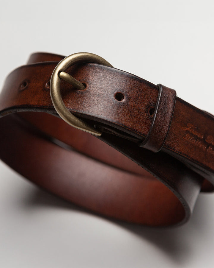 Classic Belt in Antique Brown
