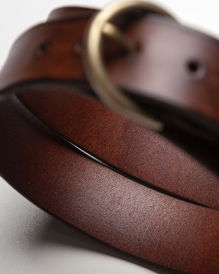 Classic Belt in Antique Brown