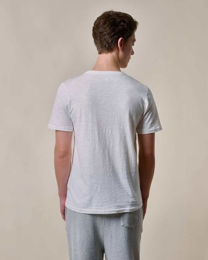 SCT04 Pima Slub Cotton Tee in White