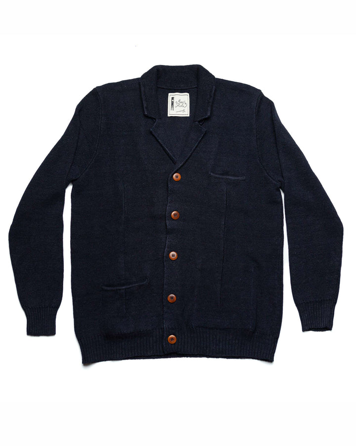 Max 3 Summer Linen Jacket in Navy