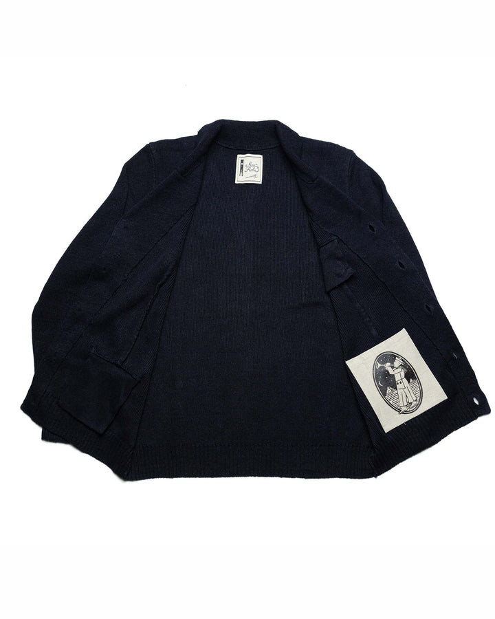 Max 3 Summer Linen Jacket in Navy