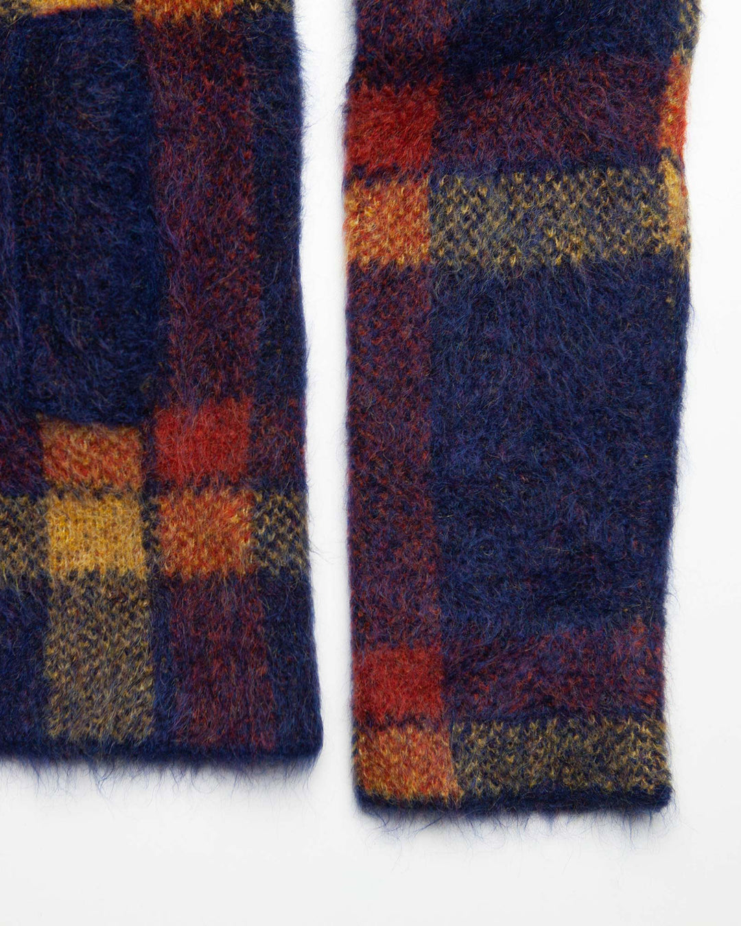 Mohair Jacket in Blue Plaid