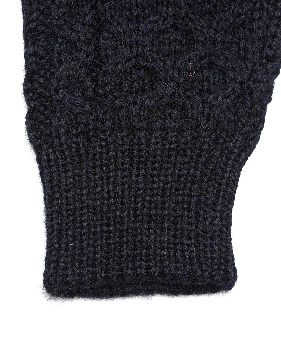 Hudson Aran Jumper in Navy