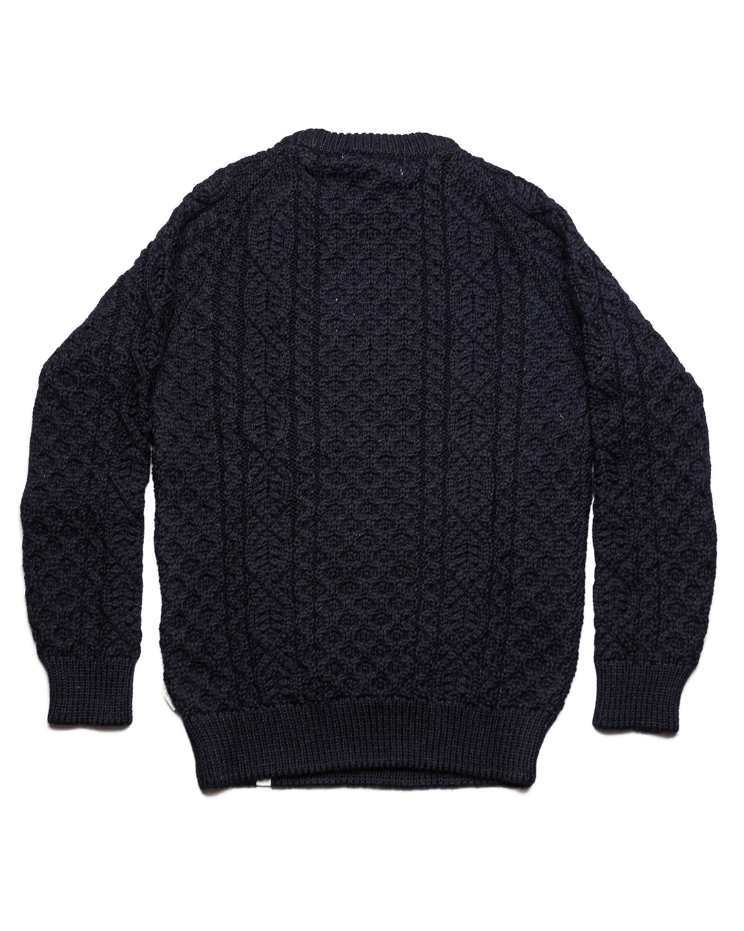 Hudson Aran Jumper in Navy